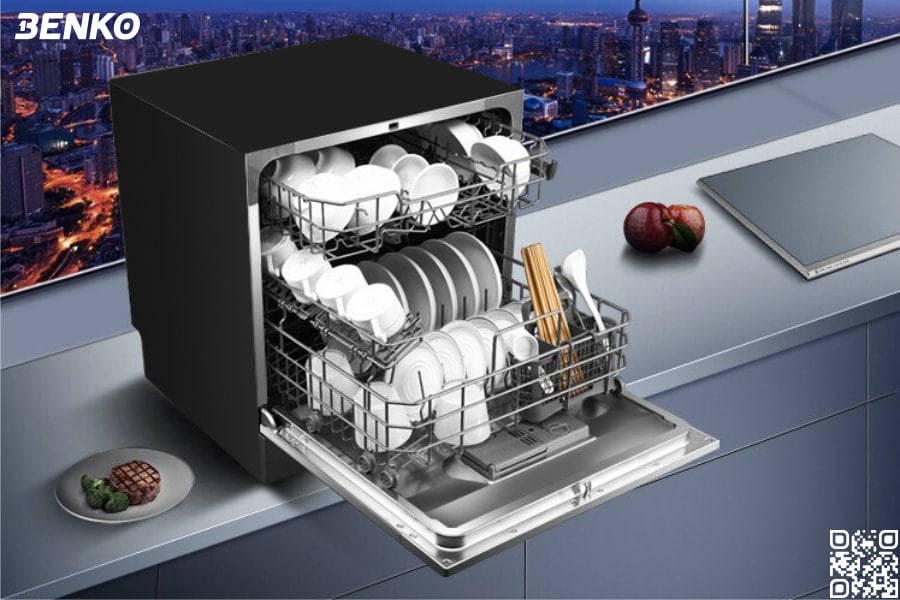 Máy rửa bát mini với dung tích nhỏ từ 6 bộ - 8 bộ bát đĩa