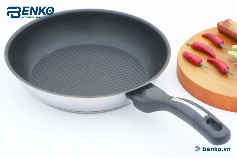 CHẢO INOX CHỐNG DÍNH 3 ĐÁY FIVESTAR