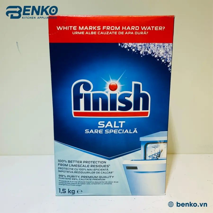 Thành phần chính của muối rửa bát Finish