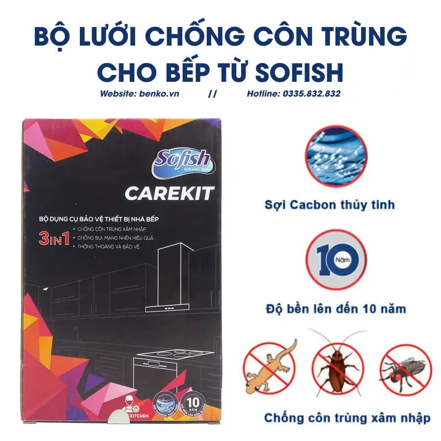 LƯỚI BẢO VỆ BẾP TỪ SOFISH CK-222