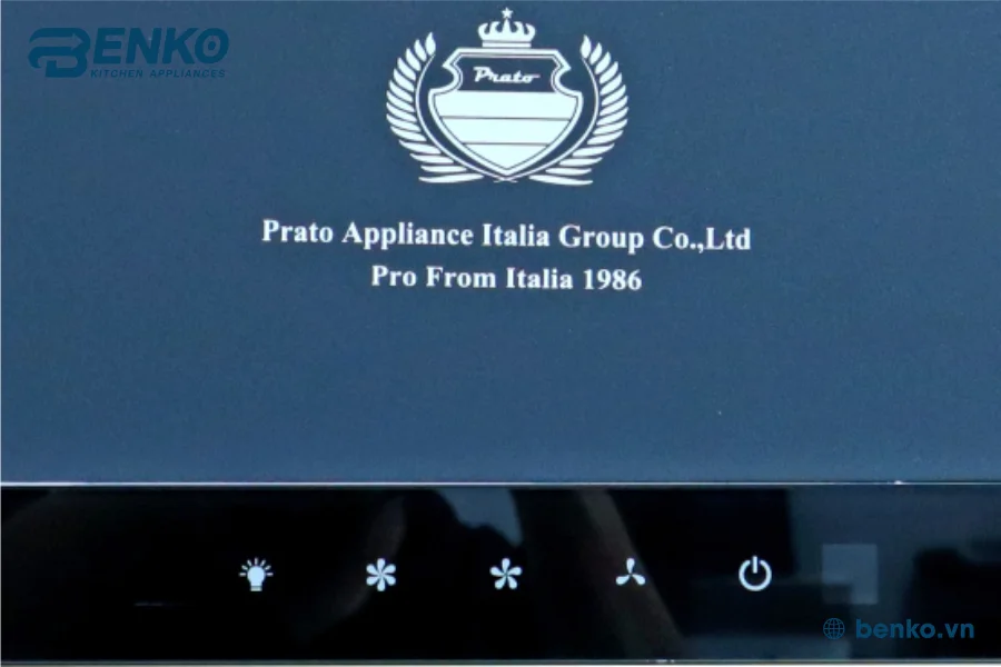 Bảng điều khiển máy hút mùi Prato PT-330H1