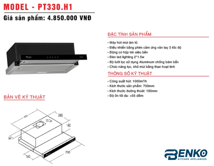 6 ĐIỀU NÊN BIẾT KHI SỬ DỤNG MÁY HÚT MÙI PRATO PT-330H1