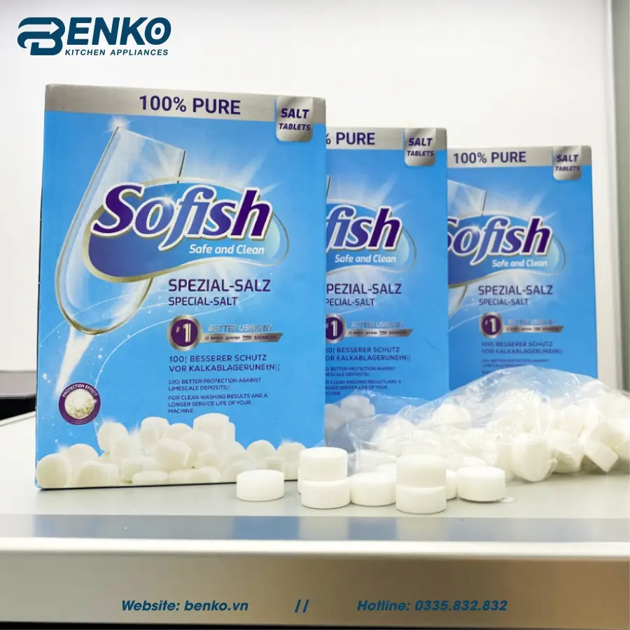 Nên chọn muối rửa bát Sofish Tablets bởi những lý do sau