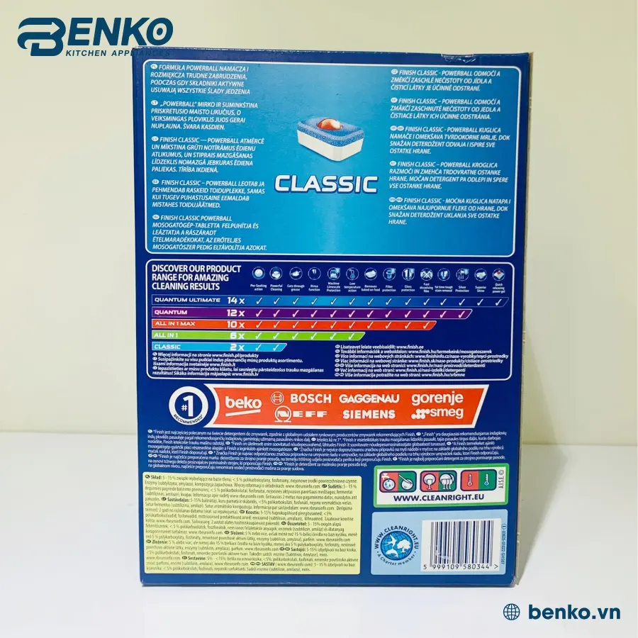 VIÊN RỬA BÁT FINISH CLASSIC 90 VIÊN LEMON TẠI BENKO 3