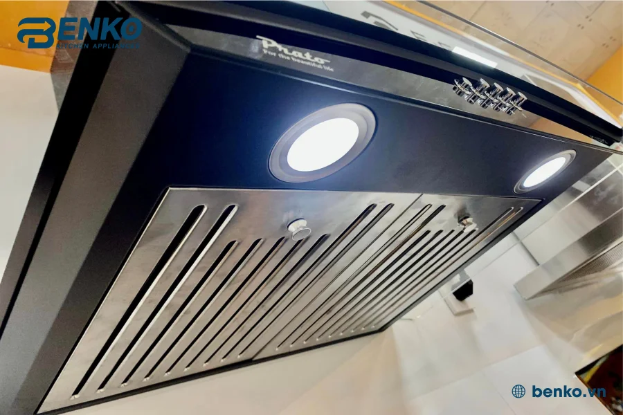 2 đèn led chiếu sáng máy hút mùi Prato PT-332H2