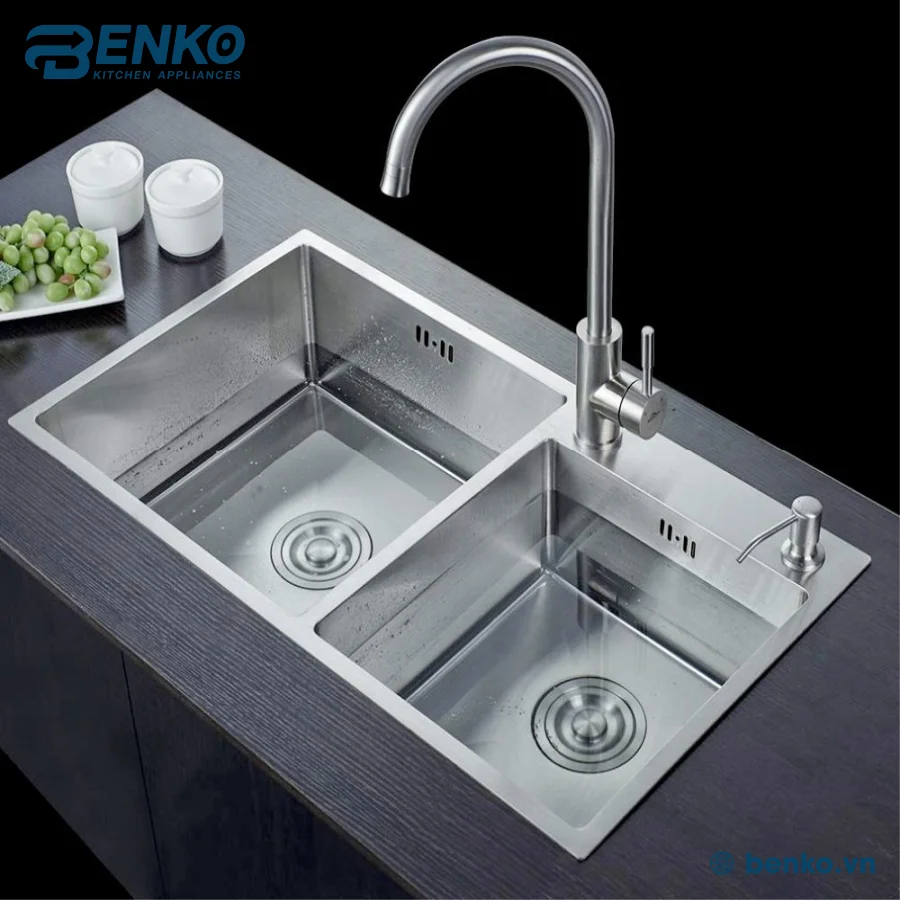 VÒI CHẬU RỬA BÁT 82x45 SKYLER 83375 INOX