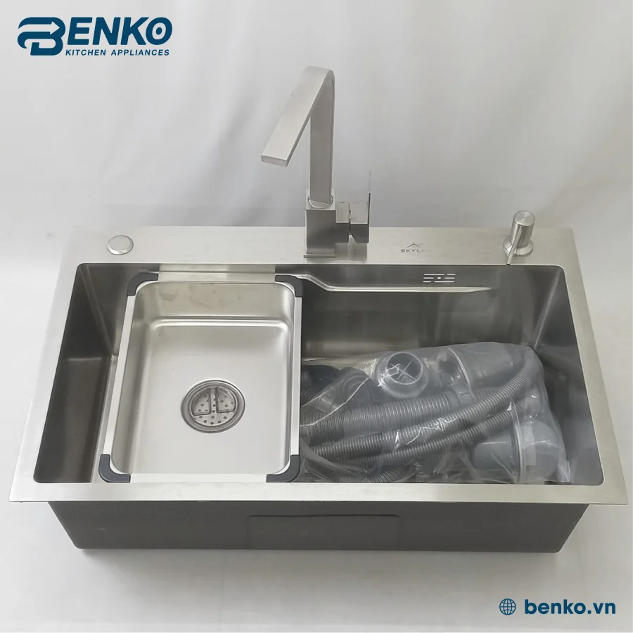 VÒI CHẬU RỬA BÁT 75x46 SKYLER 83389 INOX TẠI BENKO