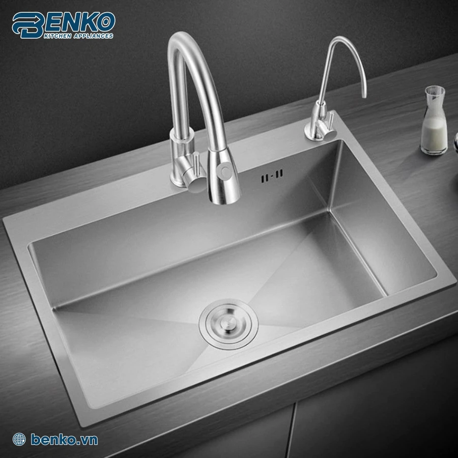 THÔNG TIN CHẬU RỬA BÁT 1 HỐ 60x45 SKYLER 66343 INOX 2