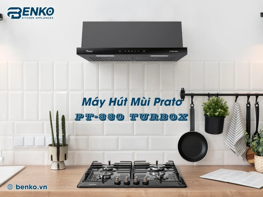 Máy hút mùi Prato PT-330 Turbox thuộc dòng lắp âm tủ