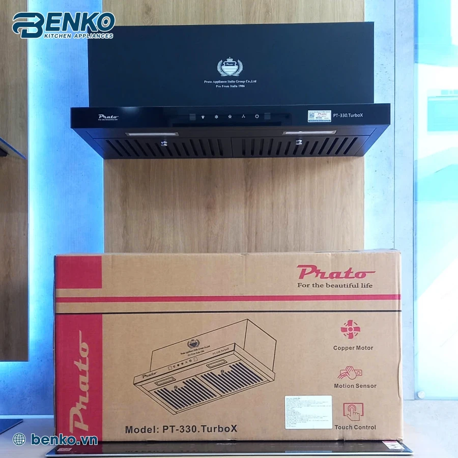 Tổng quan về máy hút mùi Prato PT-330 Turbox