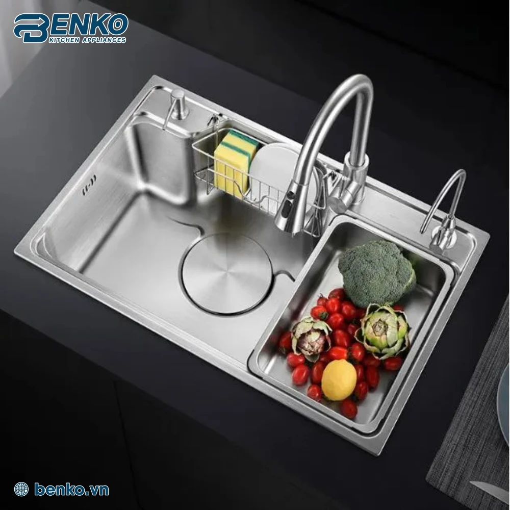 THÔNG TIN CHẬU RỬA BÁT 1 HỐ 78x46 SKYLER 66360 INOX