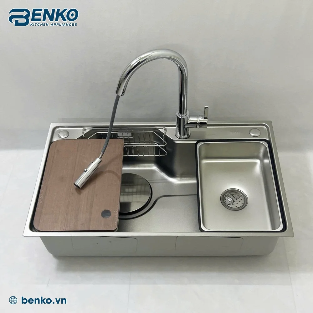 VÒI CHẬU RỬA BÁT 78x46 SKYLER 83421 INOX 2